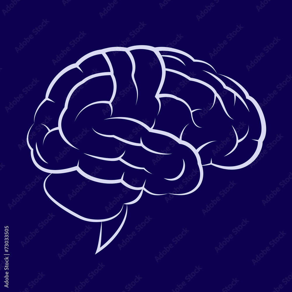 Symbol of the human brain