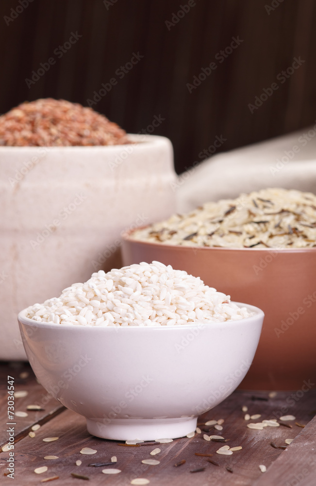 assortment of rice assortment of rice