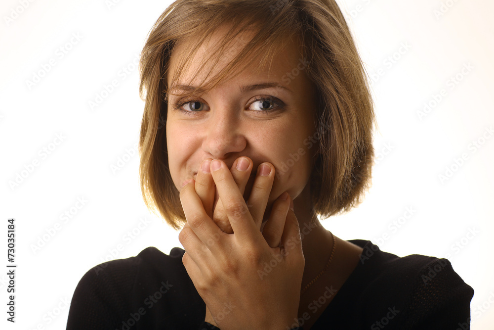 portrait of a girl head health diet fitness studio portrait of a girl head health diet fitness studio