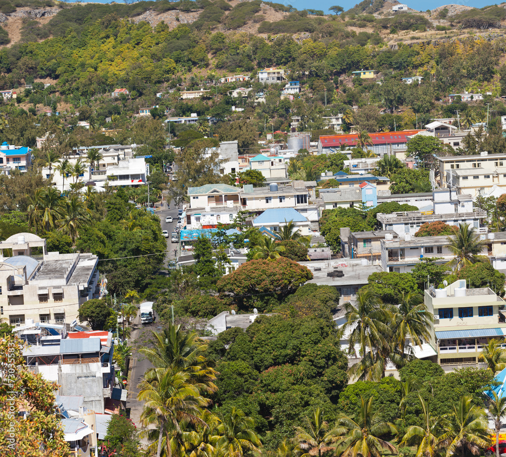 ville de Port-Mathurin,île Rodrigues, Maurice