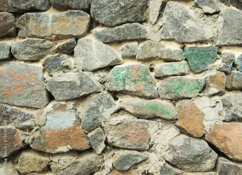Fototapeta premium wall stone