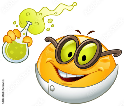 Scientist emoticon