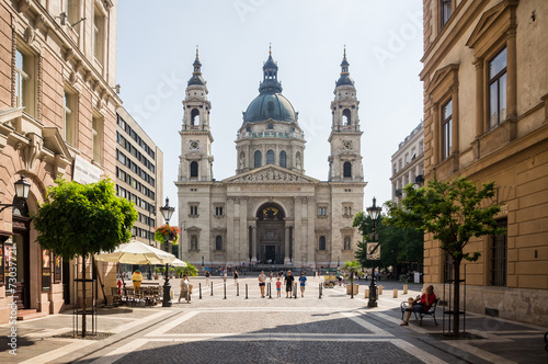 Fotobehang St. Stephen's Basilica in Budapest, Hungary