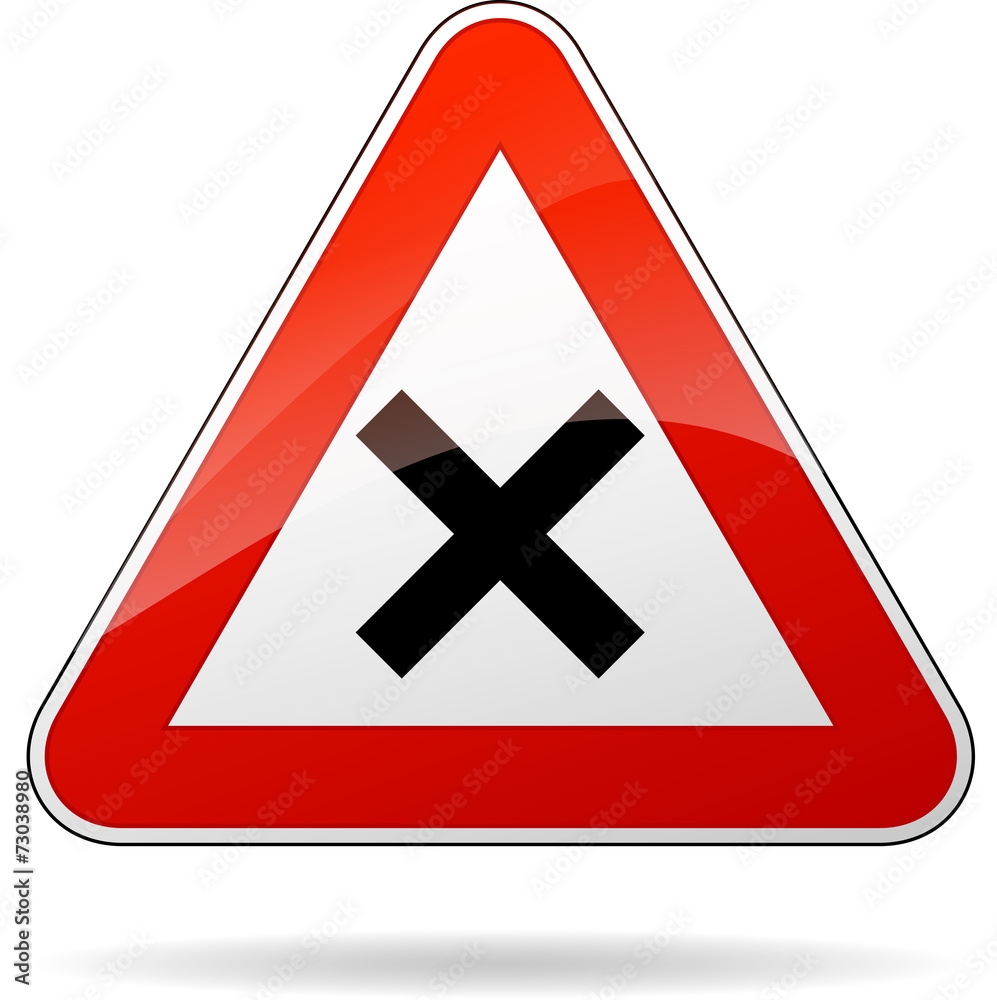 Obraz premium intersection sign