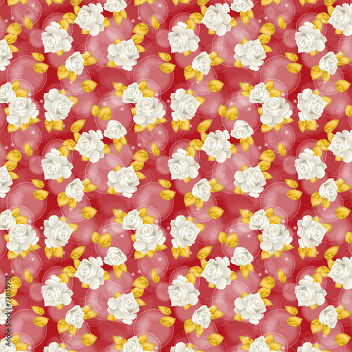 Rose e Bolle di sapone - Pattern