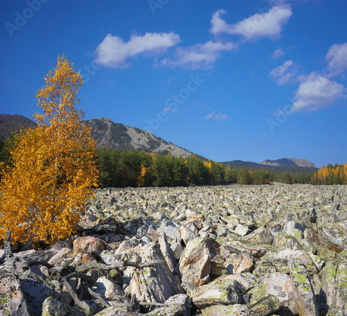 The mountains of the Southern Urals. photo