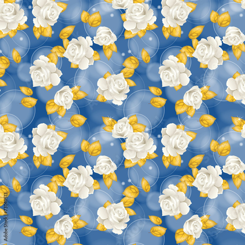 Rose e Bolle di sapone - Pattern1