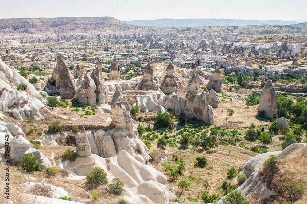 Unusual landscape in Cappadocia