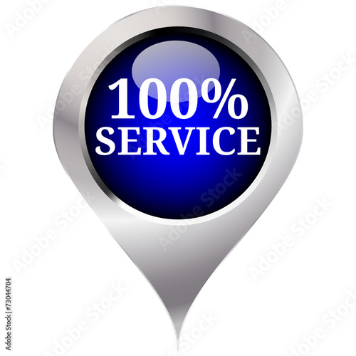 100% Service Positionsmarkierung