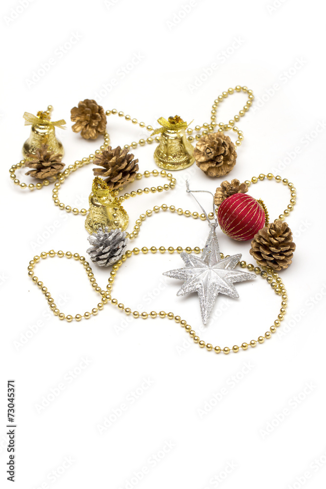 christmas on the white background christmas on the white background