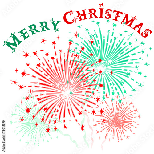 Christmas fireworks