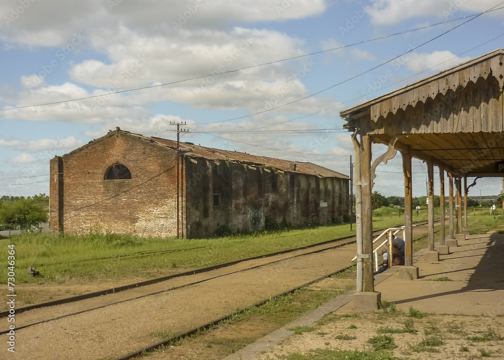 Abandoned Train Station in Uruguay