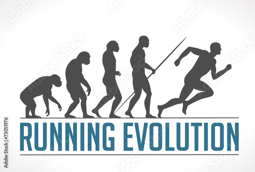 Logo - running evolution