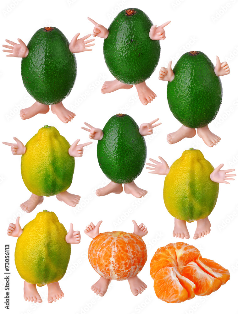 Large page of fruits Large page of fruits