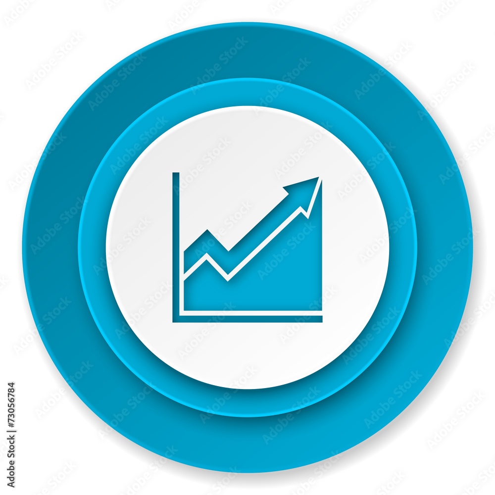 histogram icon, stock sign histogram icon, stock sign