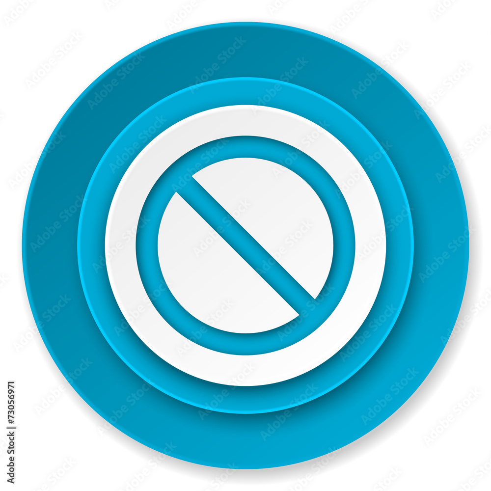 Fototapeta premium access denied icon