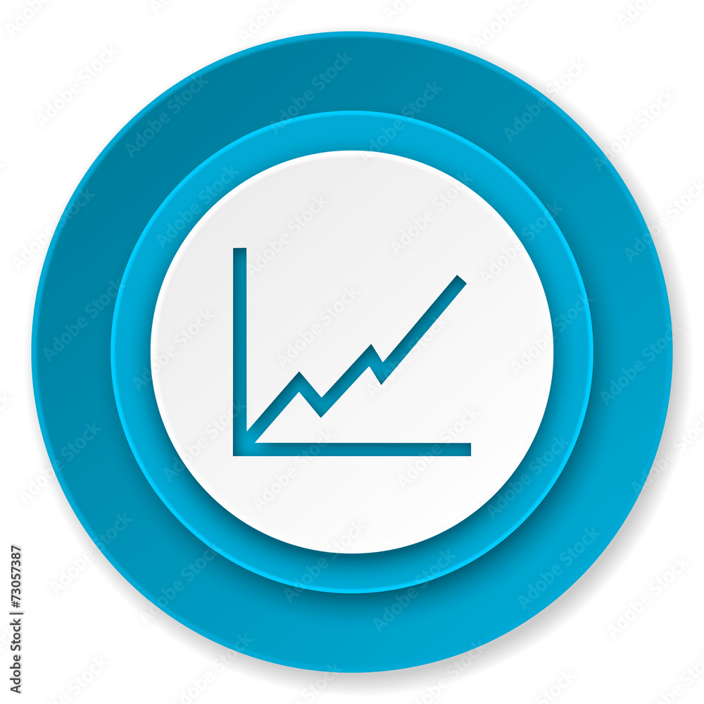 chart icon, stock sign chart icon, stock sign