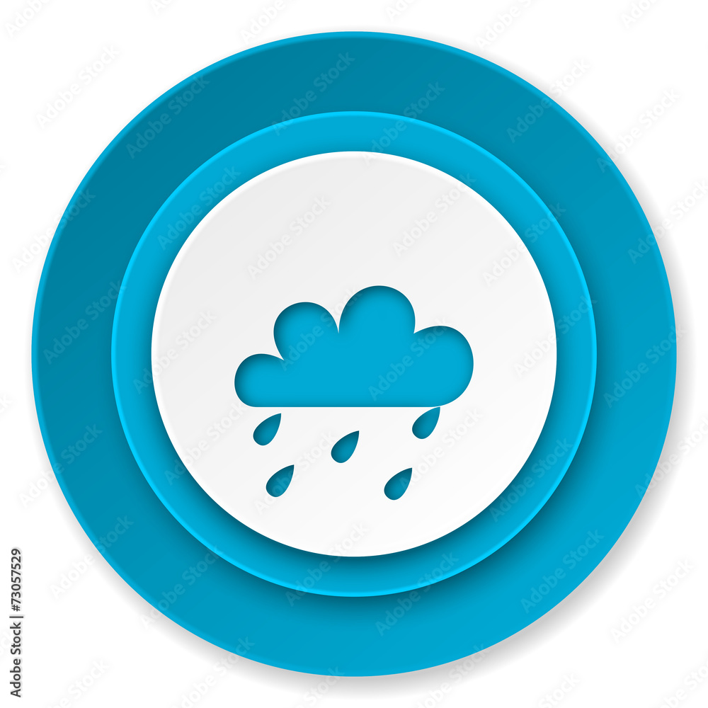 rain icon, waether forecast sign rain icon, waether forecast sign
