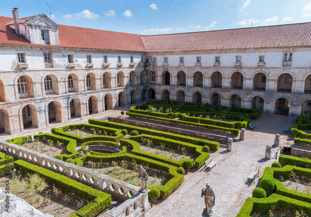 Courtyard of Alcobaca Monastery