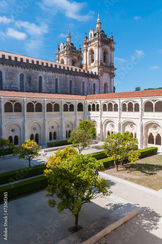 Courtyard of Alcobaca Monastery