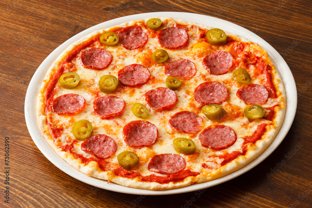 pizza on wood background pizza on wood background