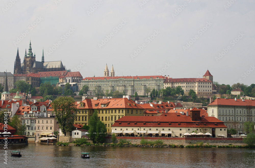 Saint Vitus cathedral and Prague castle