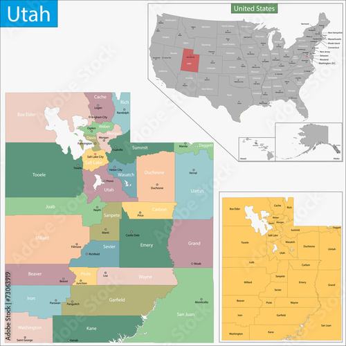 Utah map