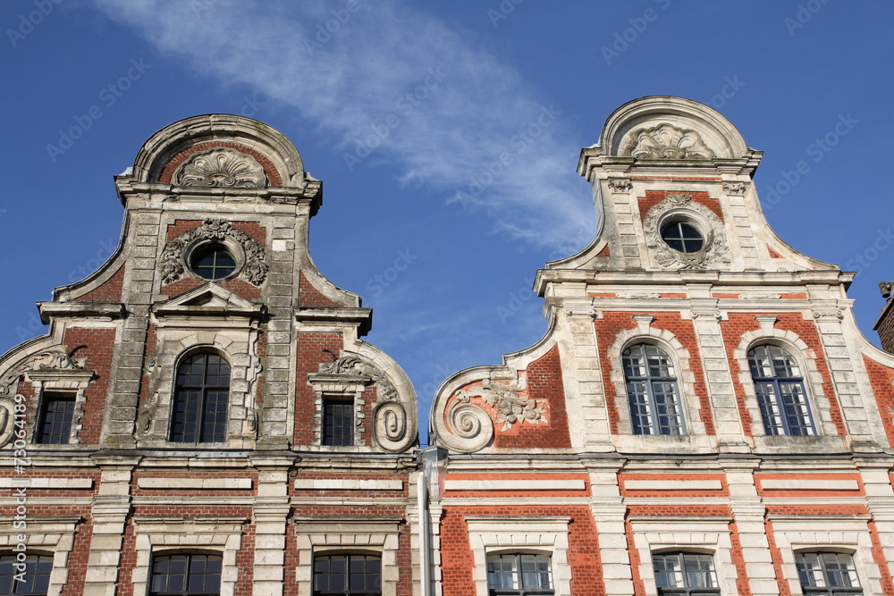 Fototapeta premium Maisons, Grand place d'Arras