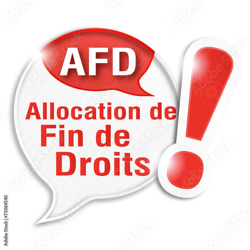 bulle rayée acronyme : AFD