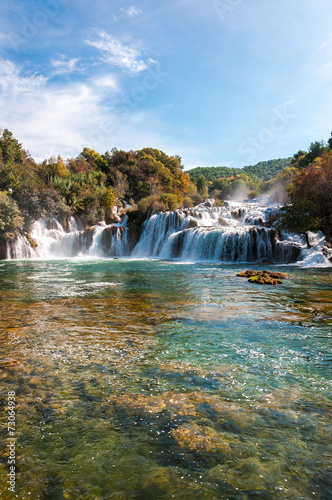 National park Krka  waterfalls  Croatia