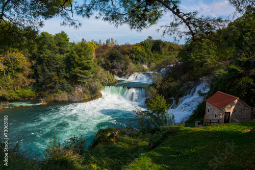 National park Krka  waterfalls  Croatia