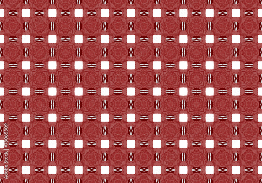 Fototapeta premium Ethnic pattern. Abstract kaleidoscope fabric design.