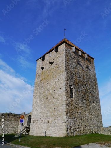 One of the towers in the historic city wall in Visby