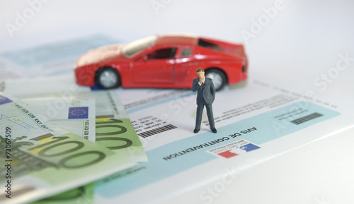 Avis de contravention pour excès de vitesse