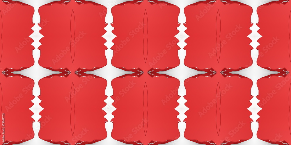 Naklejka premium Ethnic pattern. Abstract kaleidoscope fabric design.