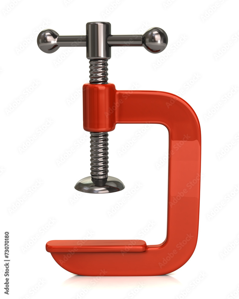 Red clamp Icon Red clamp Icon