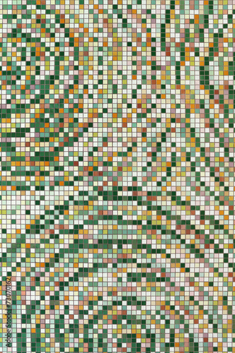 Texture from a multi-colored small tile