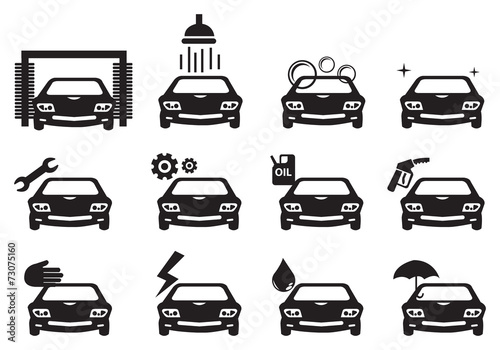 Car Service Icon Set