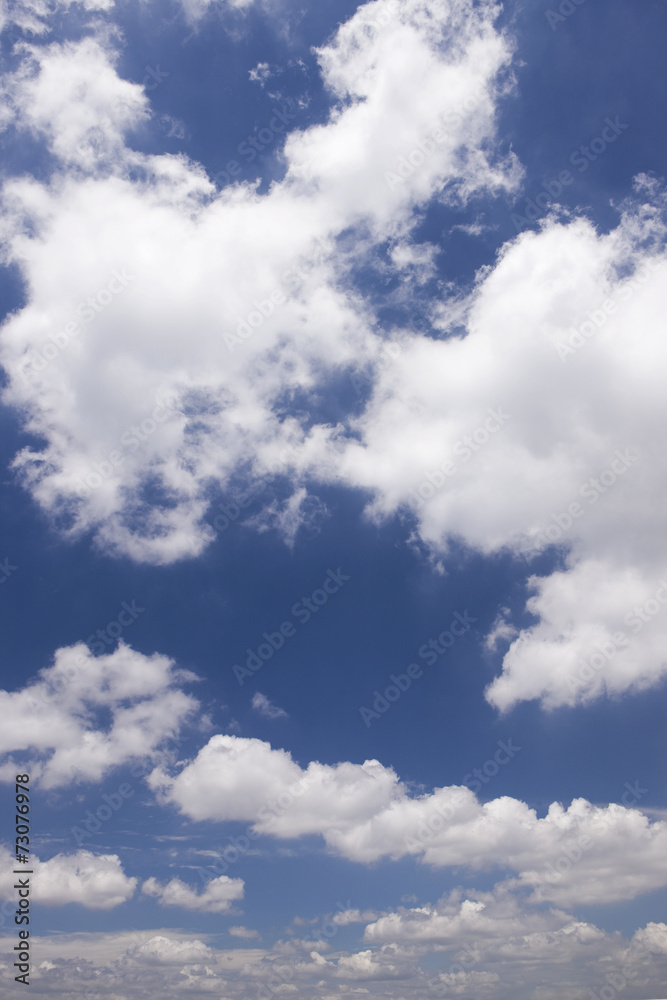 Obraz premium 青空と雲