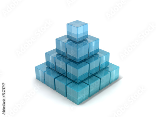 glass cubes