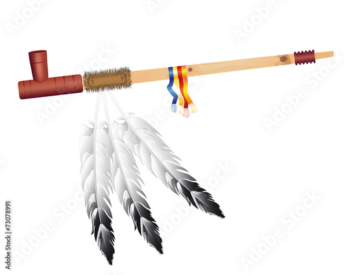 Indian pipe of peace