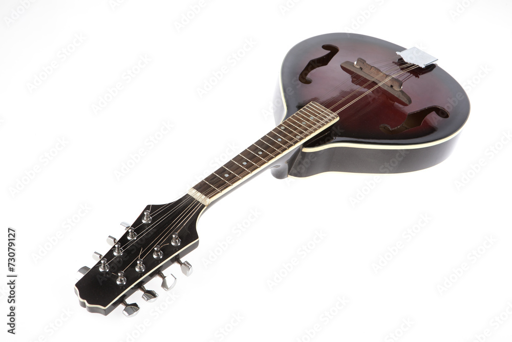 Fototapeta premium Mandolin On White