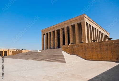 Fotografia Mustafa Kemal Ataturk mausoleum in Ankara Turkey