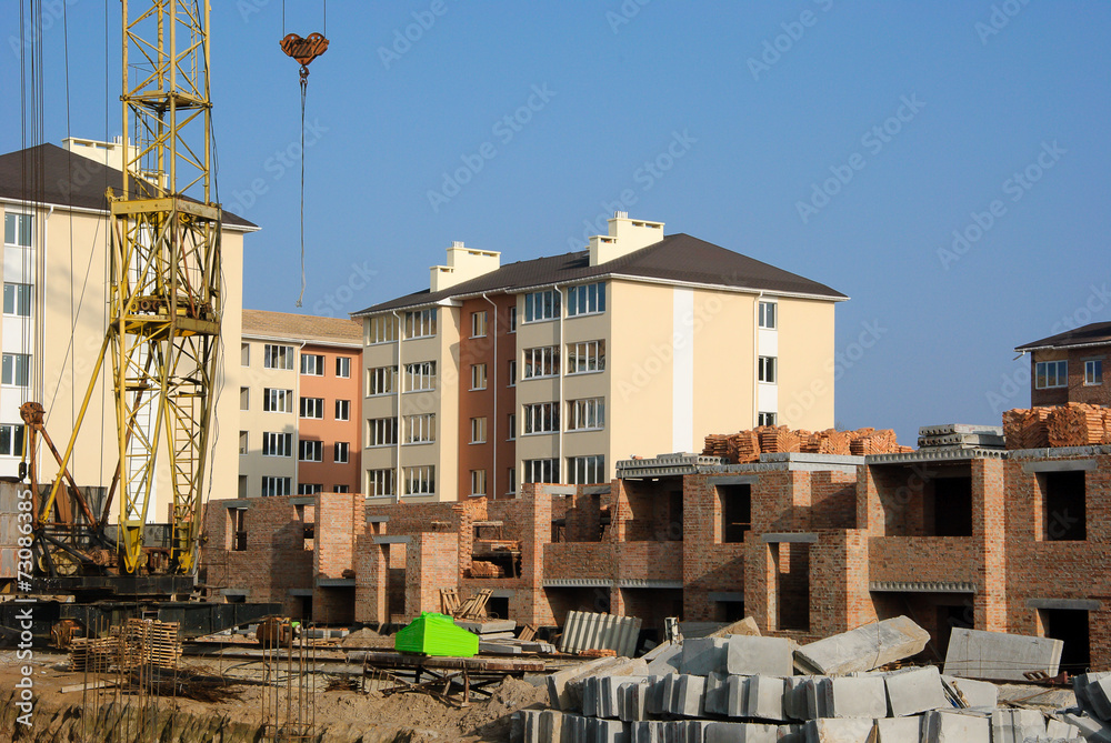 construction is not high brick house