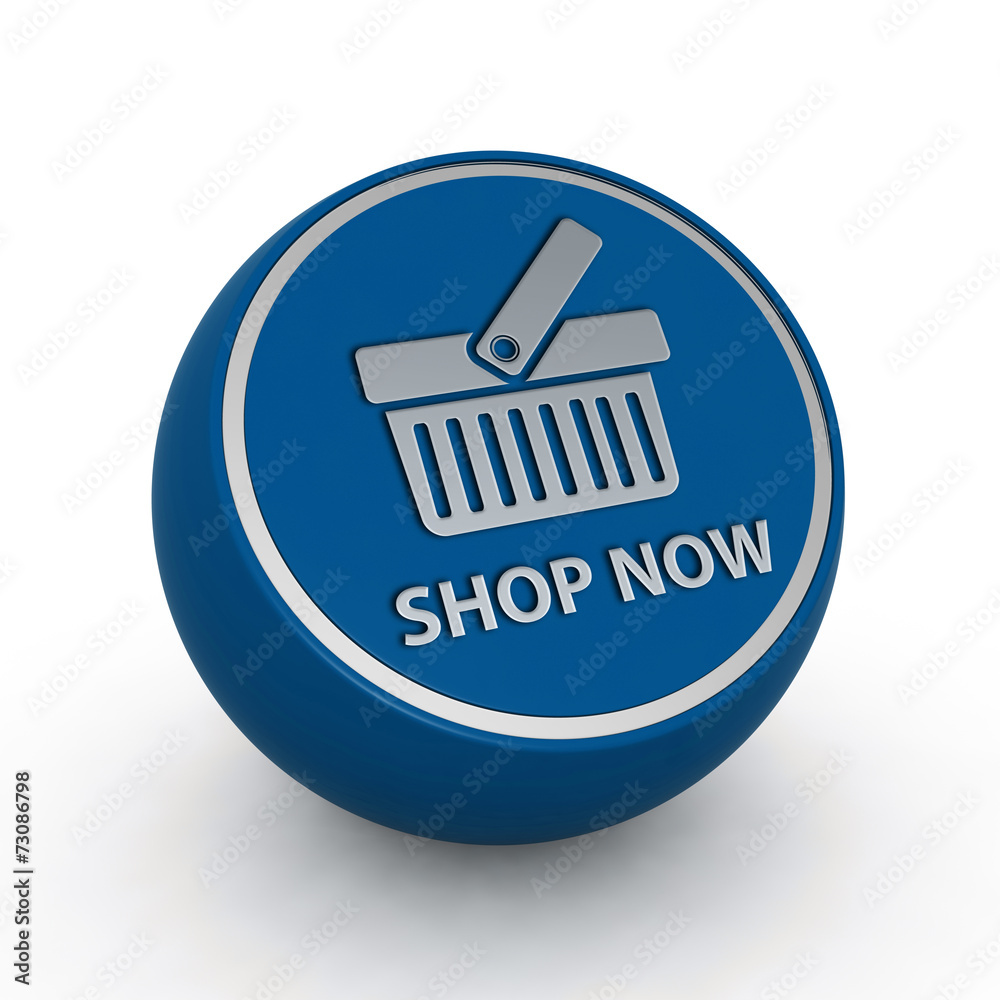 Buy now circular icon on white background Buy now circular icon on white background