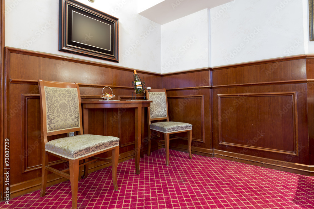 Fototapeta premium Hotel lobby interior