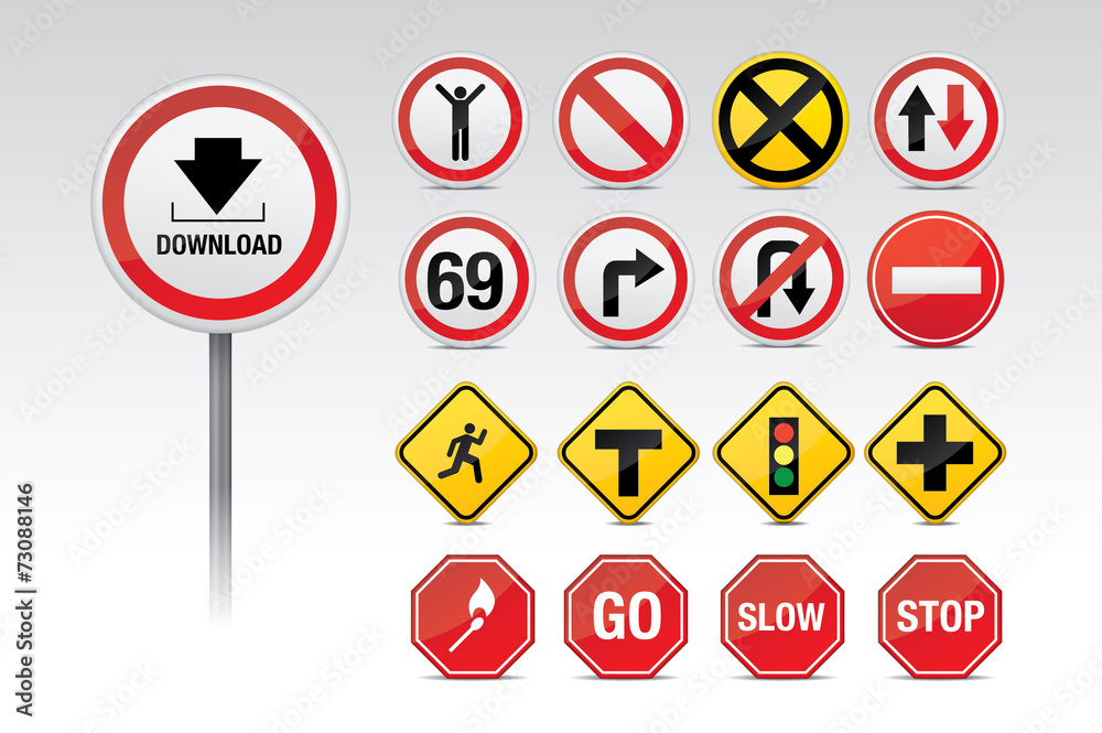 Traffic and other signs Traffic and other signs