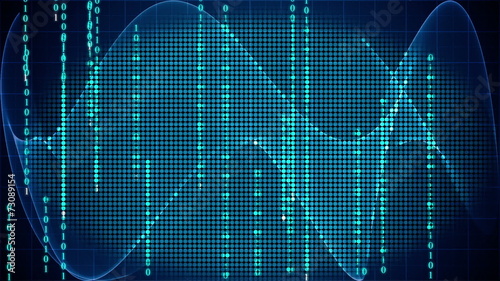 digital technology motion graphic background