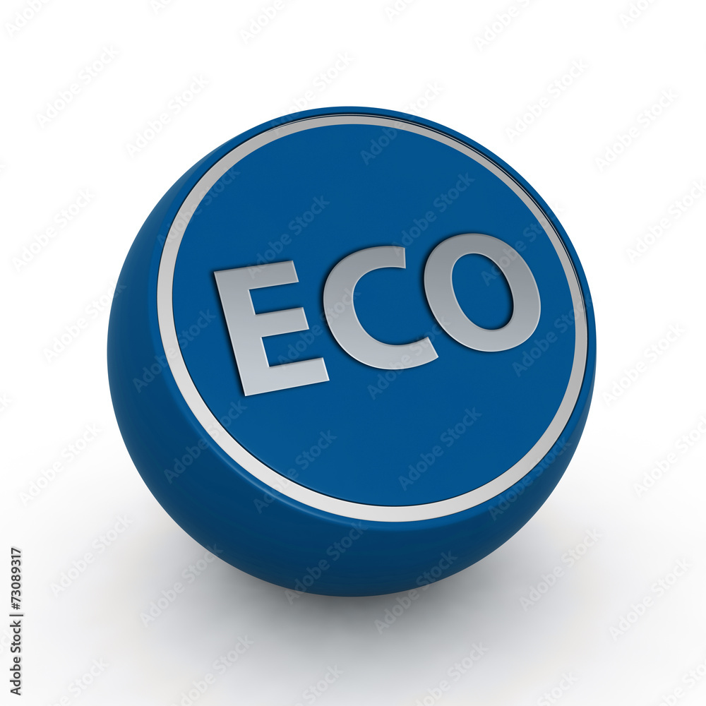 eco circular icon on white background eco circular icon on white background