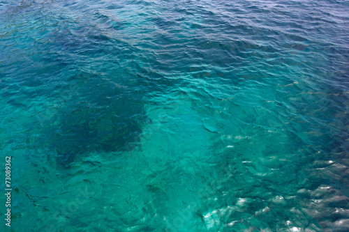 Fototapeta Naklejka Na Ścianę i Meble -  Blue water sea for background